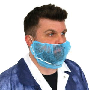 Detectable Beard Mask - White - 5x100