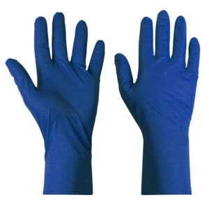 Blue Diamond Grip Nitrile - Long Cuff - S/7
