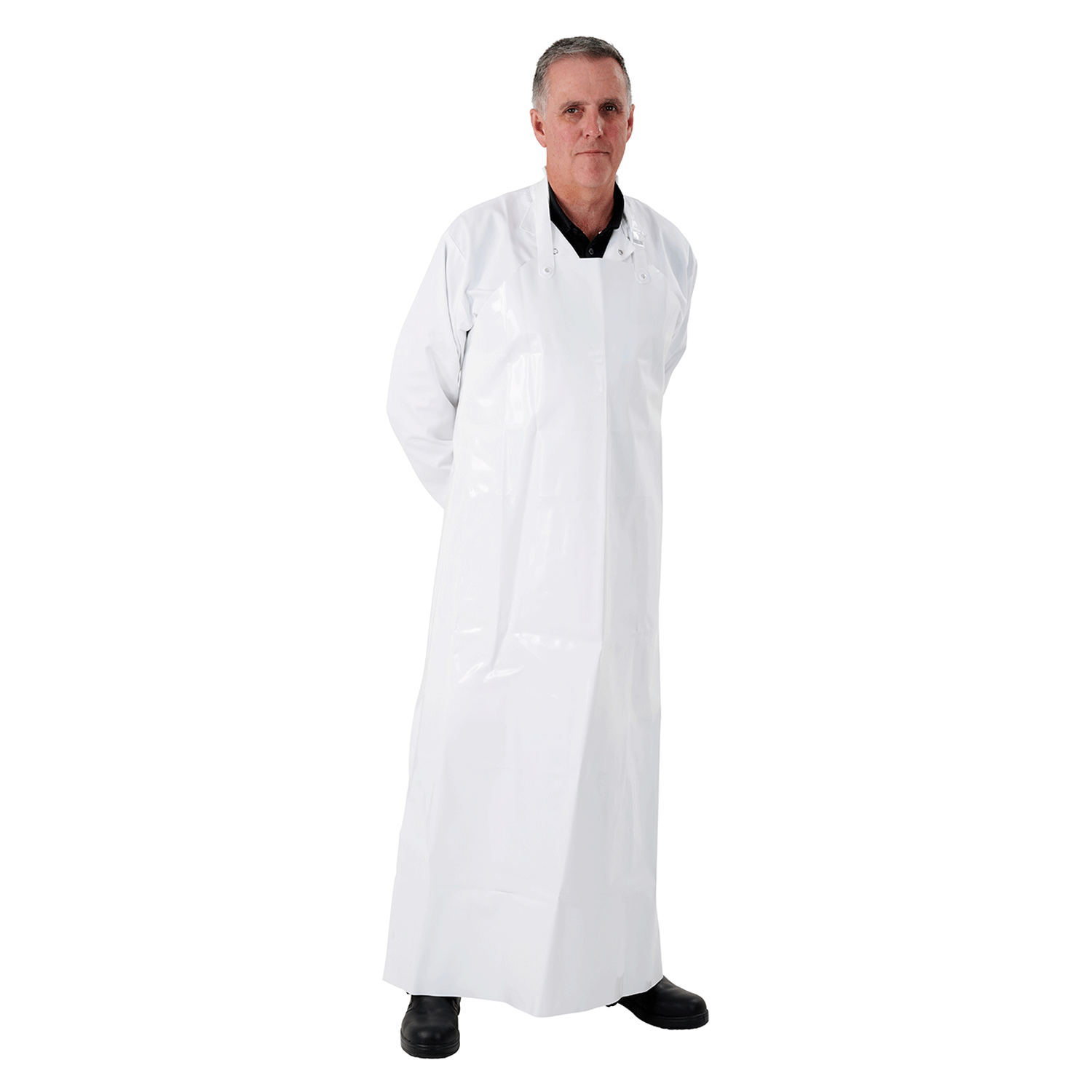 TPU HEAVY DUTY WATERPROOF WHITE APRON