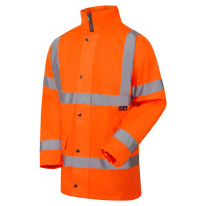 HV Fleece Lined Parka - Orange - Small
